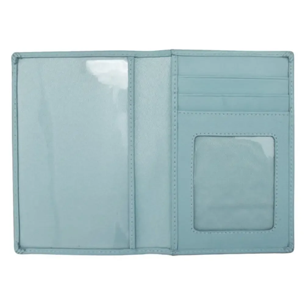 Leather RFID Passport Wallet | Emerald